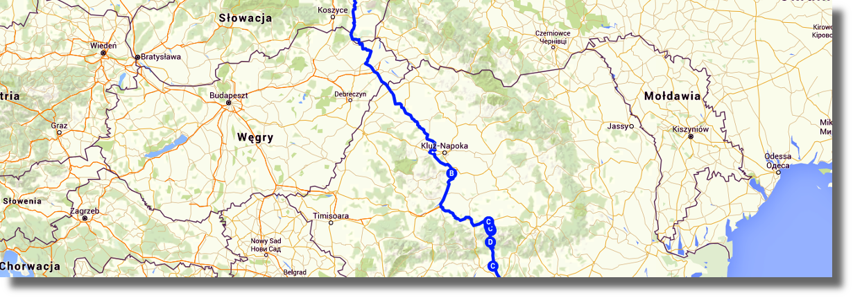 Bułgaria 3 - mapa