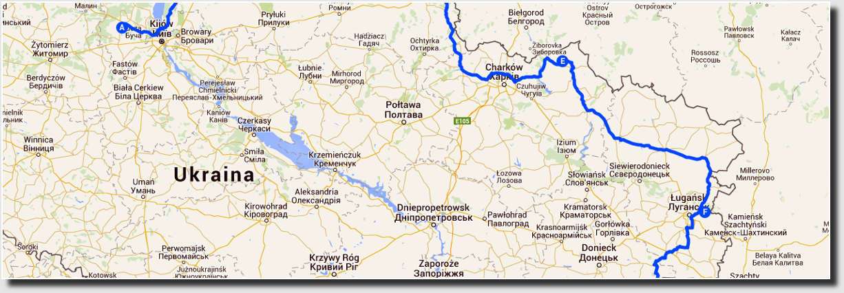 Ukraina 2 - mapa