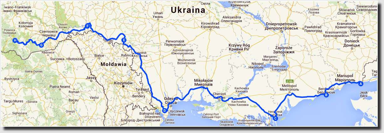 Ukraina 3 - mapa